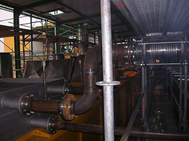 Dampfanlage Rohrleitungen
